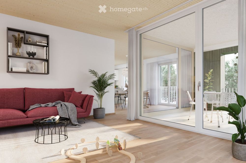 Erstbezug! Helle moderne 5.5 Zimmer Wohnung mit praktischer Loggia - Bild 3