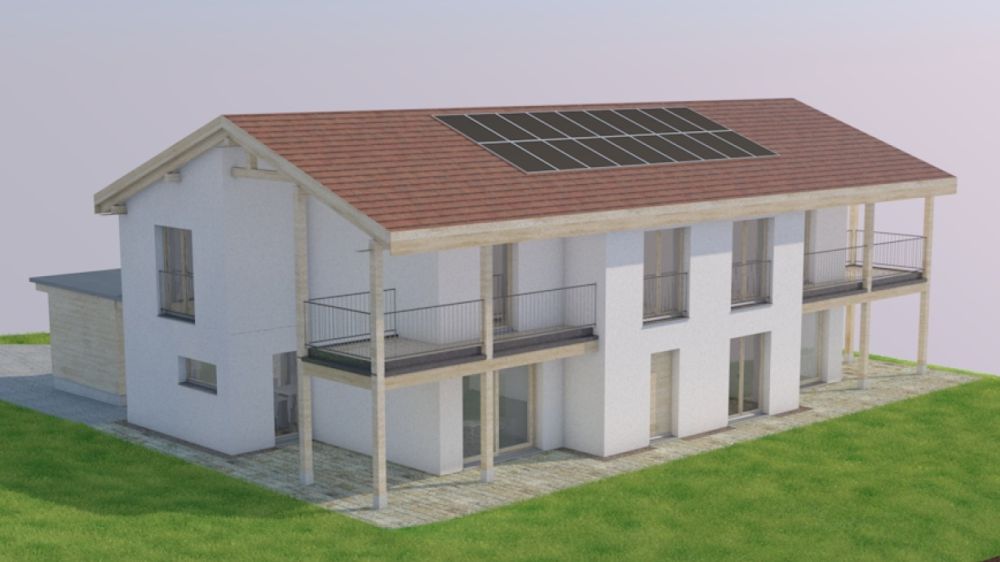 Maison Jumelle superbe vue sur la vallée - Bâtiment B Terrasse