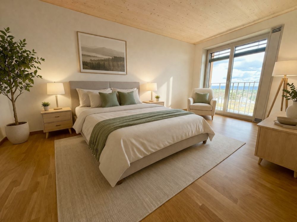 Neubau in Zürich-Affoltern - Schlafzimmer