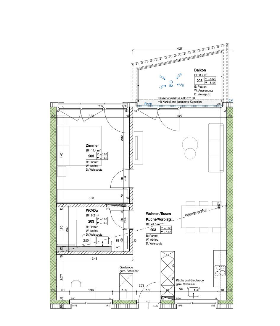 Moderne 2.5-Zimmer-Wohnung mit herrlichem Ausblick - Bild 11