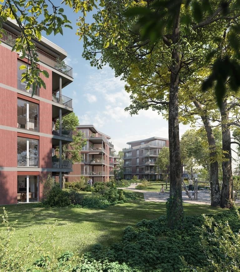 Modern im Neubauquartier wohnen! - Aussenansicht