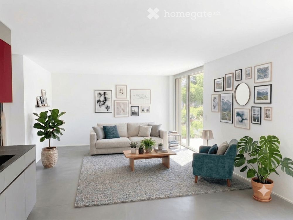 grosse Gartenwohnung im EG in Winterthur-Hegi - Bild 1