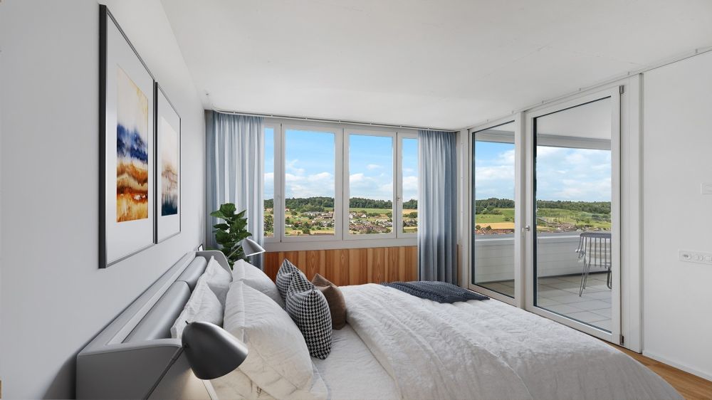 3.5 Zimmer-Wohnung auf 23. Etage beim Bahnhof Regensdorf mieten - Bild 3