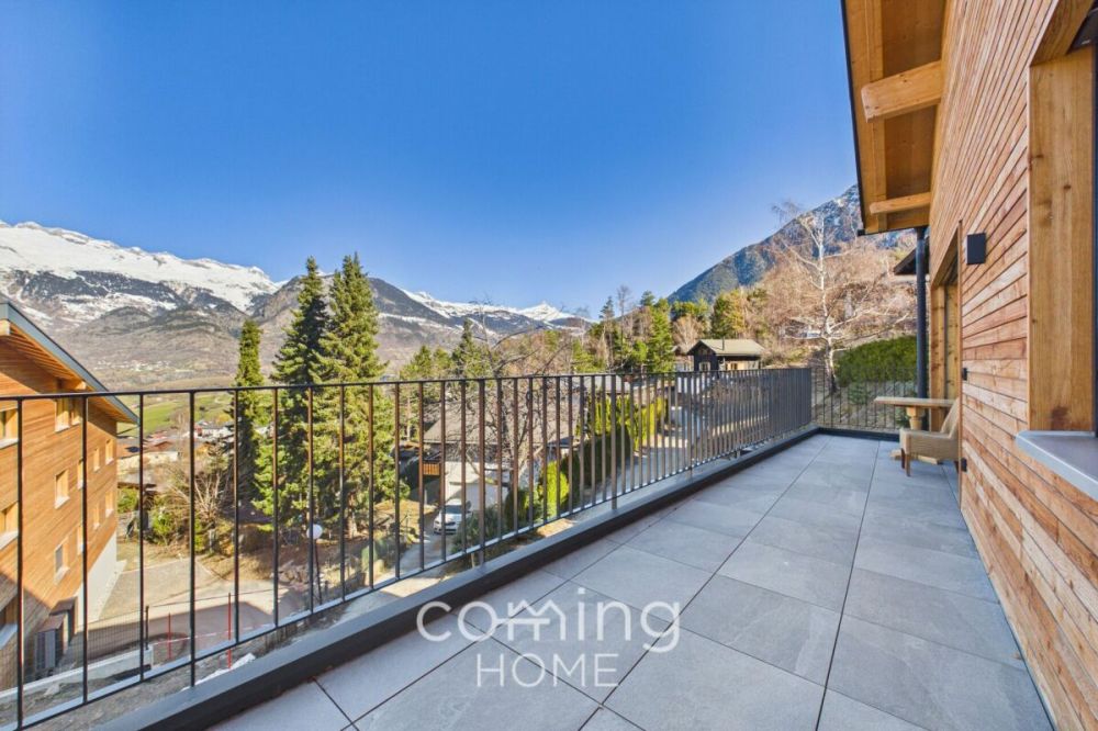 Helle Neubau-Mietwohnung in Ried-Brig - 2.5 Zimmer mit Balkon und Panoramablick auf Belalp und Rhonetal - Bild 2