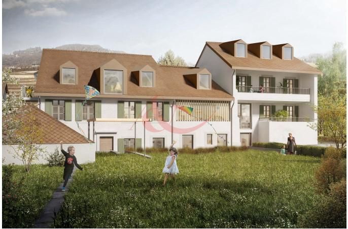 Neuf - Appartement en attique de 2.5 pièces à Corsier-sur-Vevey - Bild 1