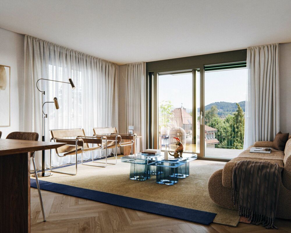 ERSTBEZUG: Luxuriöse 3.5-Zimmer Wohnung an zentraler Lage in St. Gallen - Bild 1