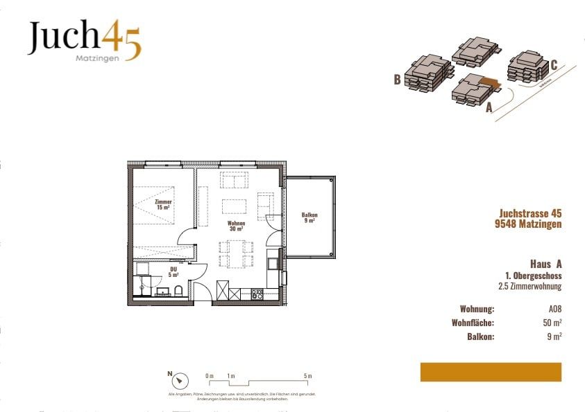 2.5 Zimmer-Neubauwohnung - Modern mit Dorfcharakter - Bild 8