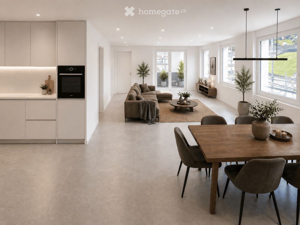 ERSTBEZUG Wohnen im Mitteldorf - Moderne 3.5-Zimmer-Neubauwohnung im Herzen von Villmergen - Bild 1