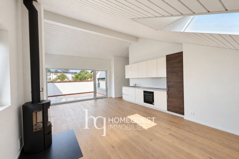 Magnifique appartement neuf, en attique avec vue lac - Bild 1