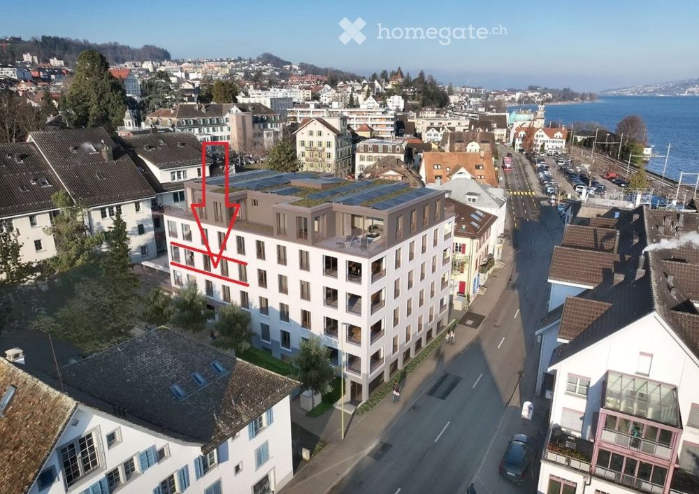 2.5 Zimmer-Neubau-Eigentums-Wohnung an der Seestrasse 23 in 8820 Wädenswil - Bild 1