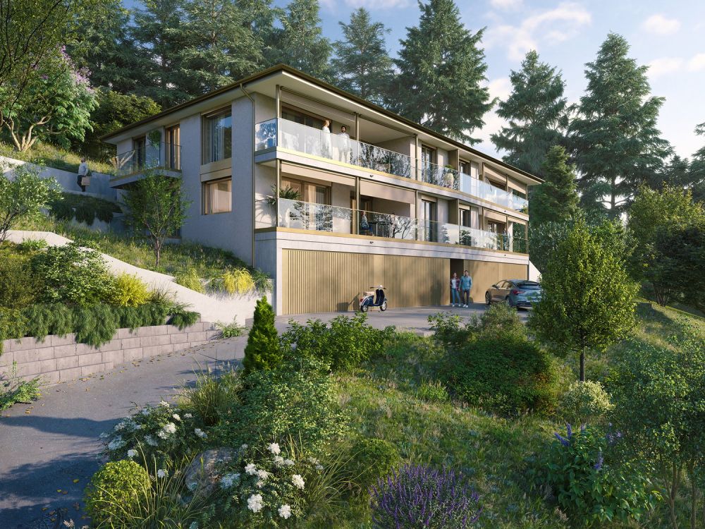 Grandvaux – Résidence « Le Genevrey » Magnifiques 4.5 pièces neufs avec vue exceptionnelle - Bild 2