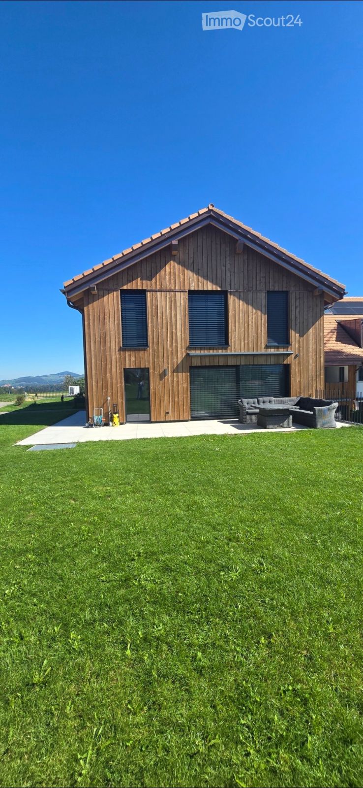 Magnifique villa contemporaine de 5,5 pièces avec jardin et vue sur le Moléson – Morlon - Bild 1