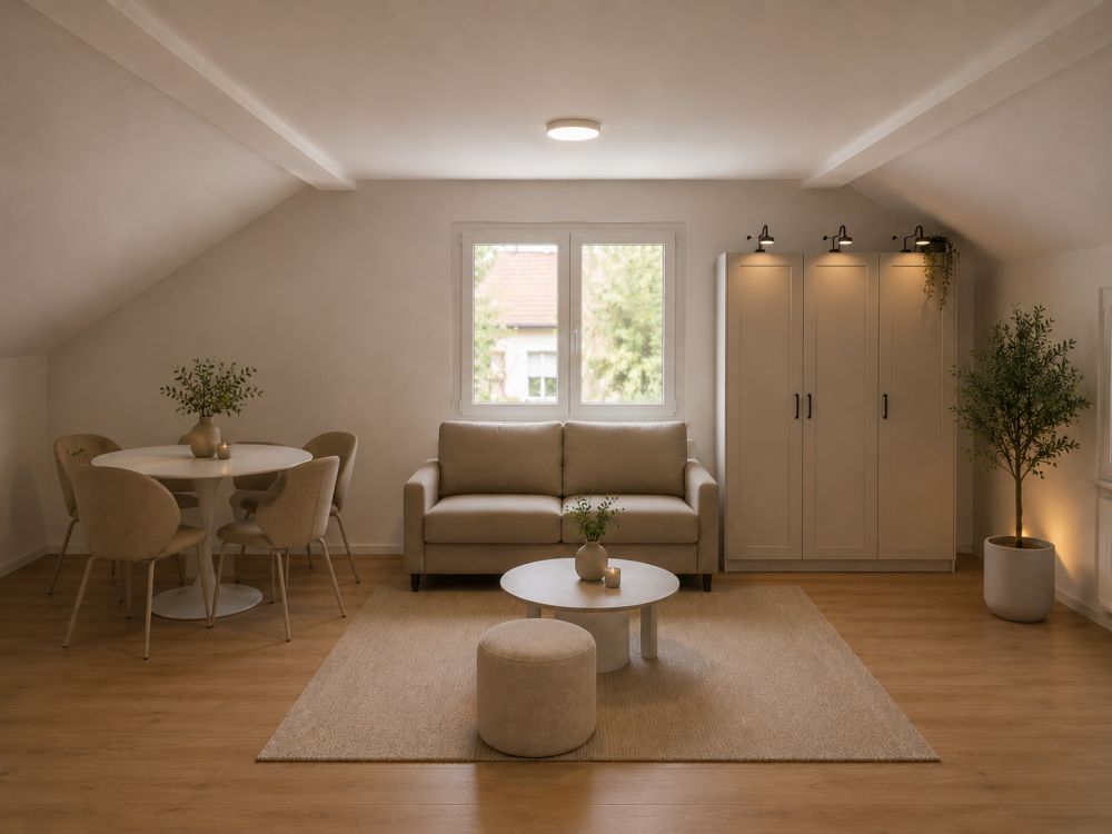 1 Zimmer Wohnung Möbliert ! Frisch Renoviert - Bild 2