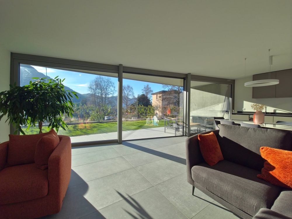 ESCLUSIVO 4.5 LOCALI AL PIANO TERRA CON GIARDINO PRIVATO A GENTILINO - Bild 3