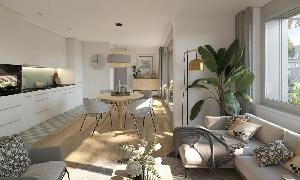 2.5 Zimmerwohnung in Worben - Bild 3