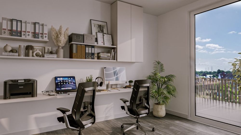 Erstbezug einer modernen Familienwohnung - Visualisierung Zimmer