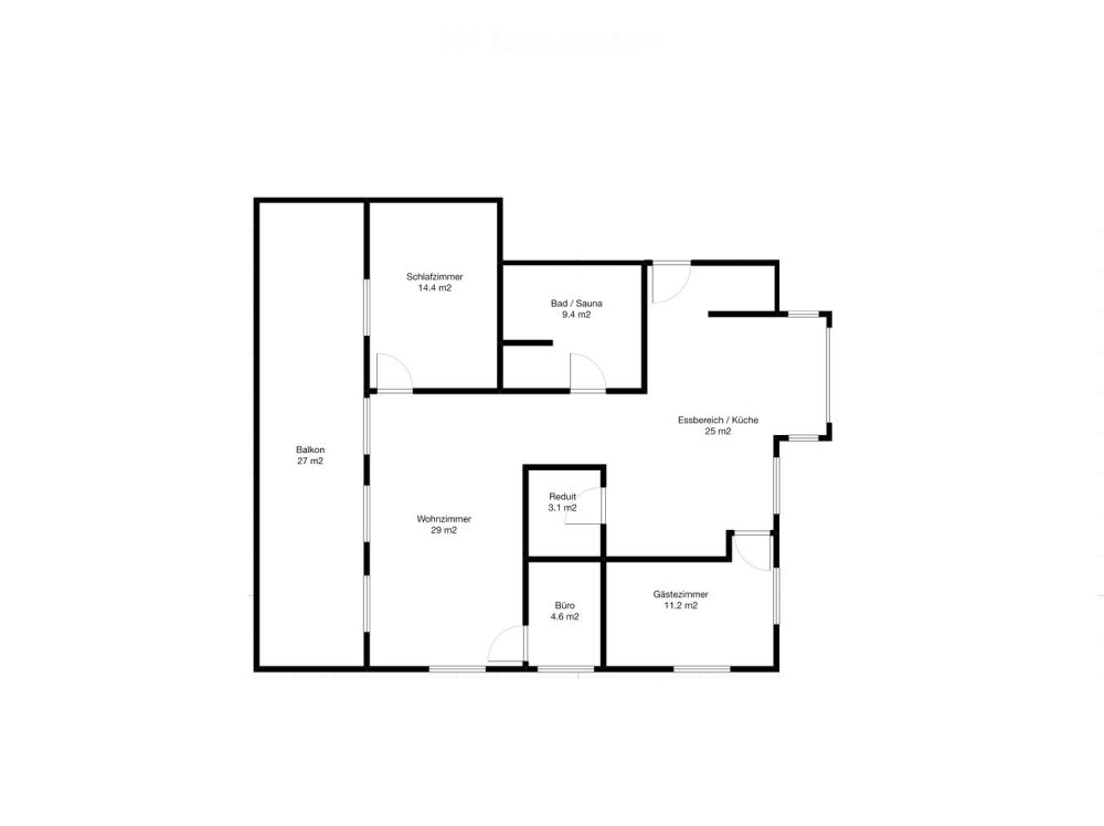 3½ Zimmer mit eigener Sauna und Kühlung — Neubau 2024 - Bild 12