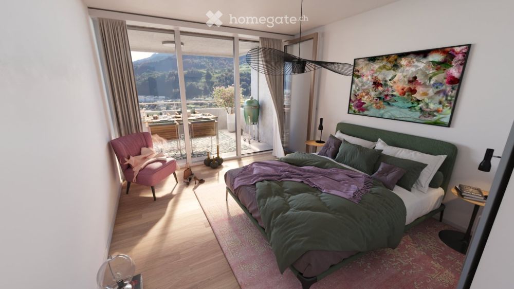 2.5-Zimmer-Wohnung im 22. Stock mit atemberaubendem Weitblick - Bild 3