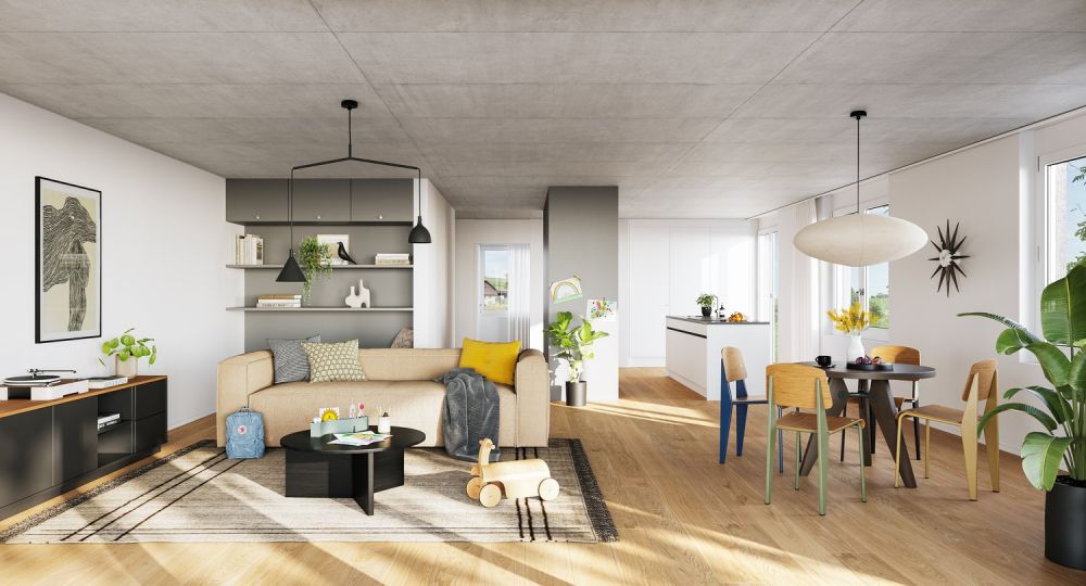 Helle 3.5 Zimmer-Wohnung im Erdgeschoss mit Gartenanteil von 246 m2 - Bild 5