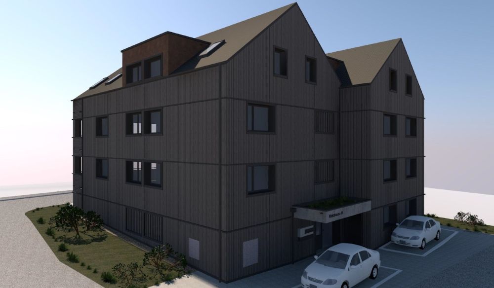 moderne 3.5 Neubauwohnung in Marbach zu vermieten - Aussenansicht