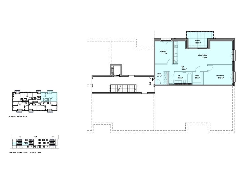 Magnifique appartement neuf de 3,5 pièces dans un cadre verdoyant - Bild 4