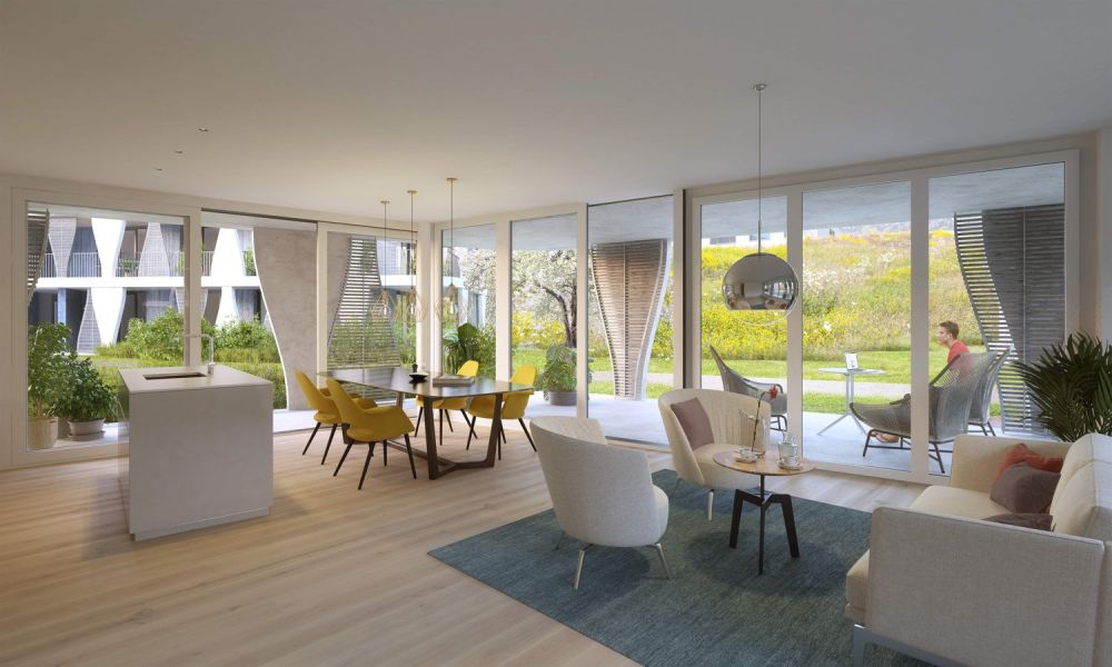 Moderne 3.5-Zimmer-Neubauwohnung im Erdgeschoss in Maienfeld - Bild 1