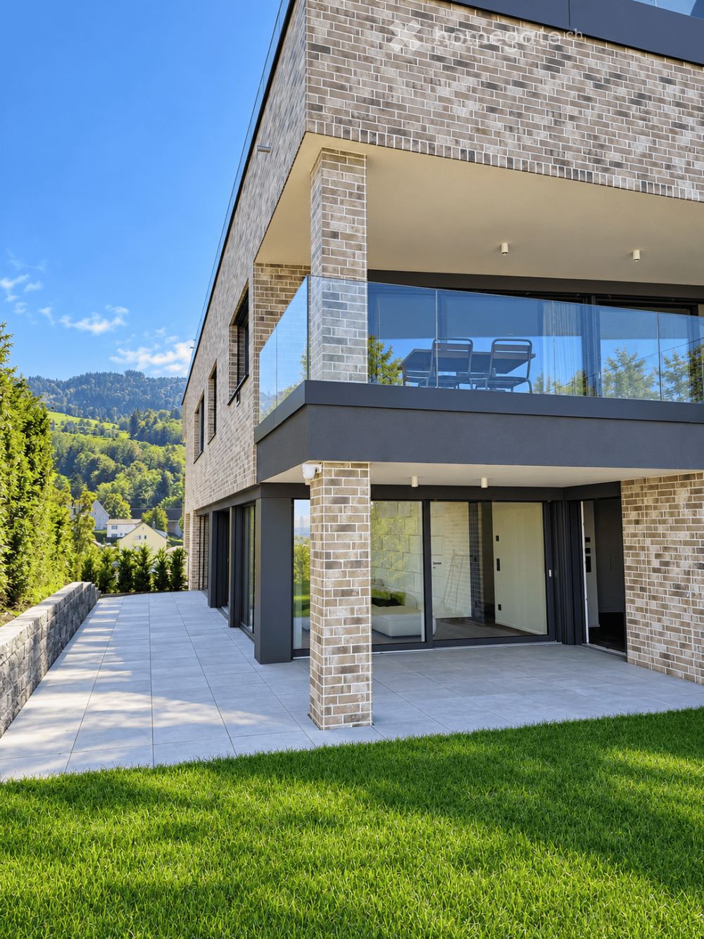Neubau 4½ Zimmer Wohnung mit wunderschöner See- und Bergsicht - Bild 1