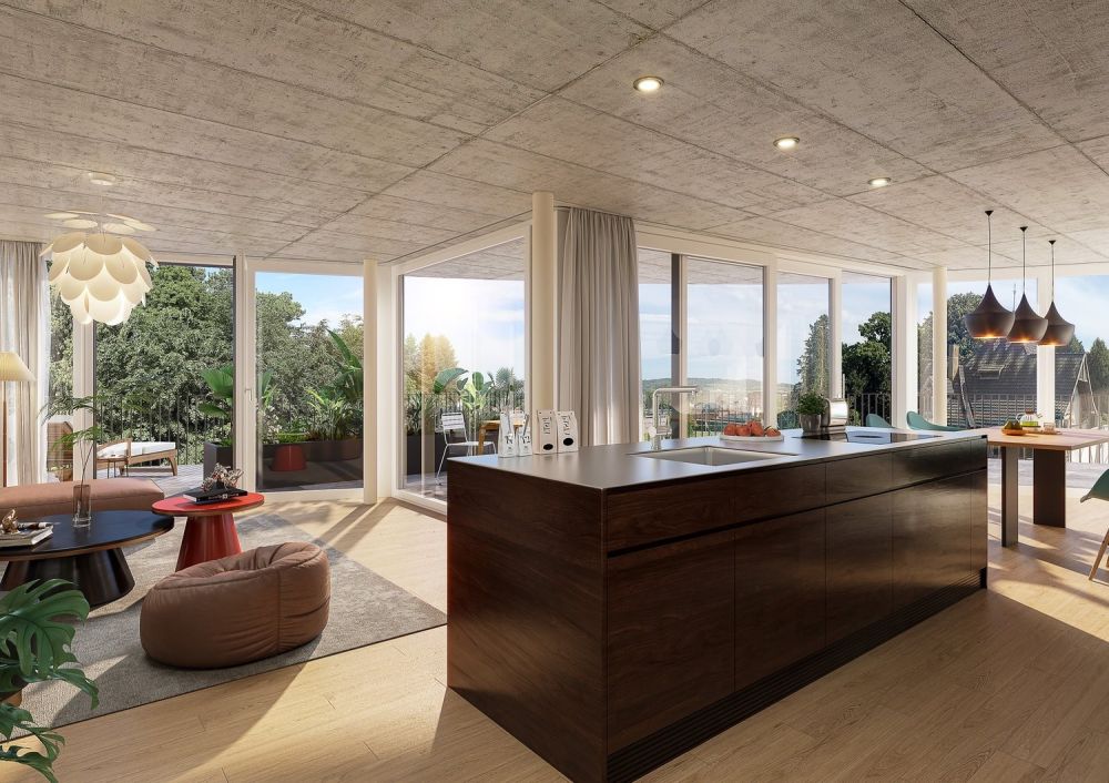 Design trifft Natur - Ihr Rückzugsort mit Parkblick - 3.5-ZWG