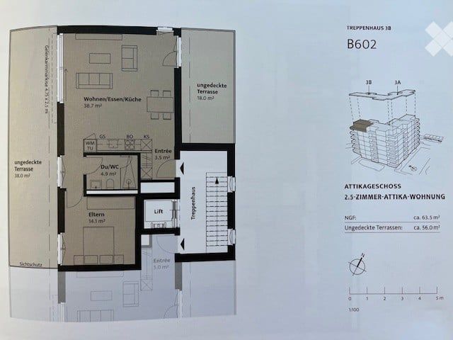 Attikawohnung in Goldau - Bild 6