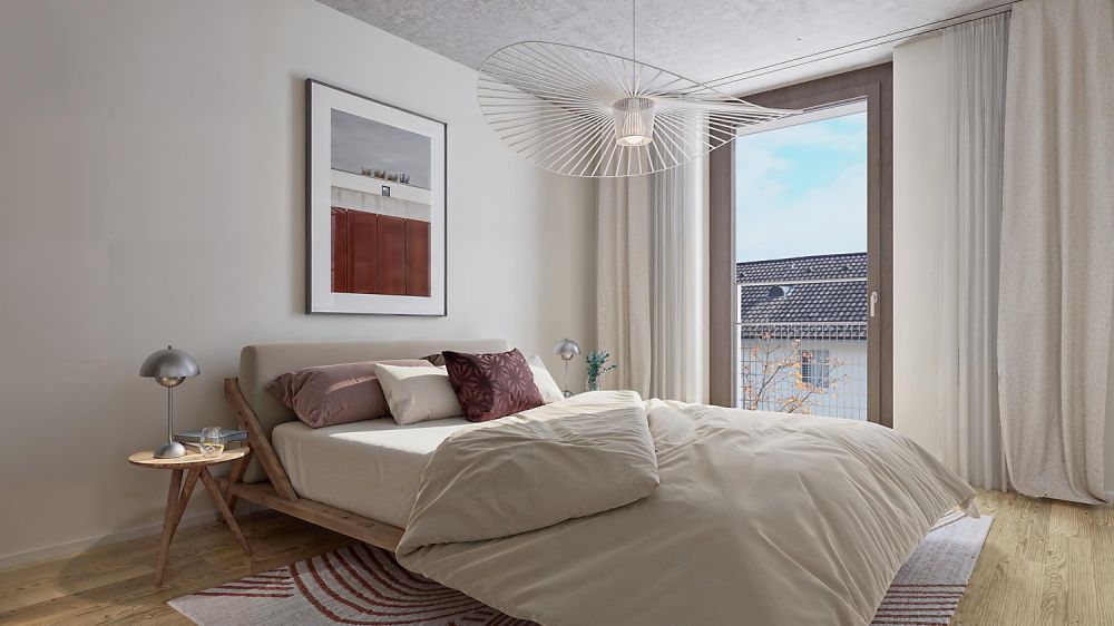 Urban wohnen. Modern leben. Nachhaltig gebaut. - Zimmer