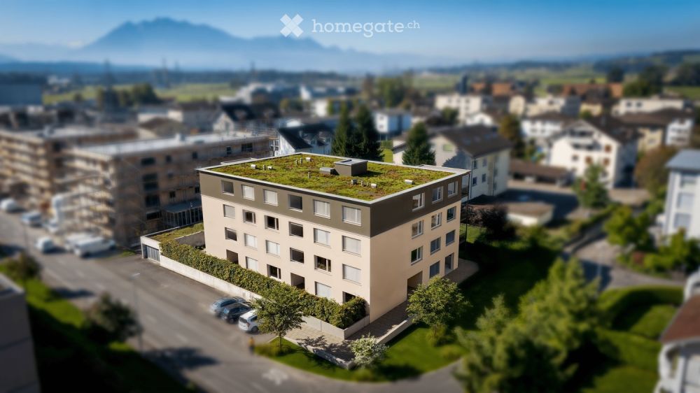 Vermietung 4.5-Zimmerwohnung Attika im Herzen von Inwil - Bild 1