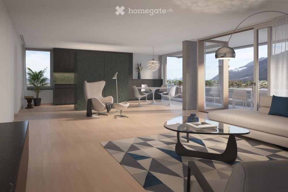 Erstvermietung Neubau "la Loggia- Siebnen" 4.5 Zi  34 Min vom HB Zürich - Bild 1
