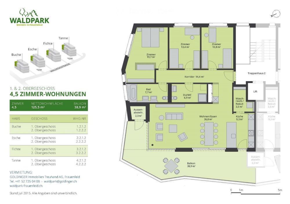 Moderne 4.5-Zi-Wo an ruhiger Lage & bester Aussicht - Bild 3