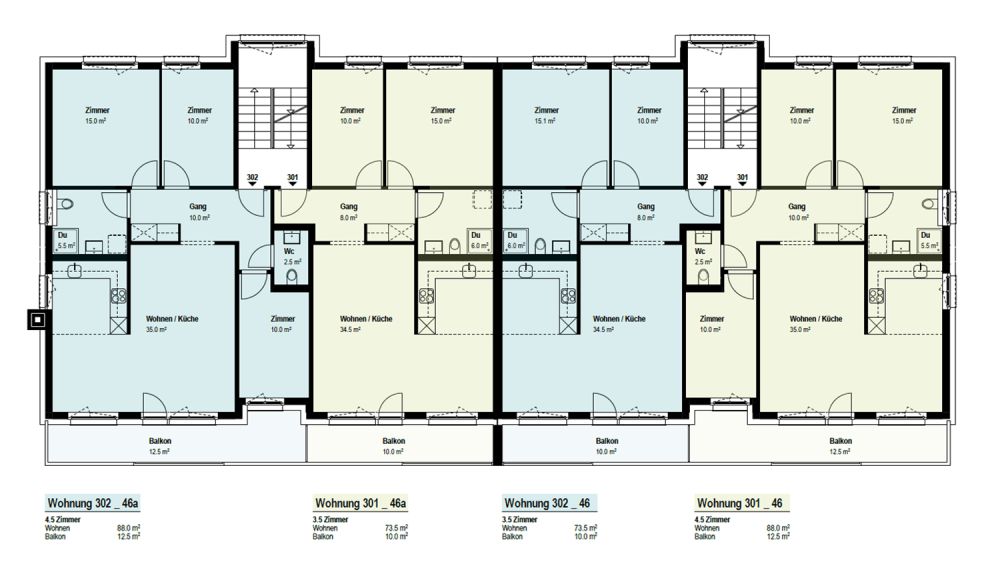 Neuwertige moderne 4.5-Zimmer-Wohnung mit eigenem Waschturm - Bild 11
