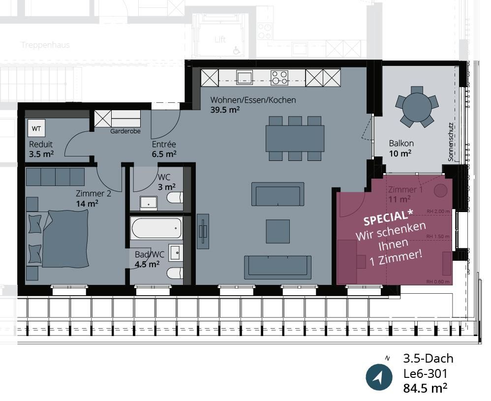 Special - 1 Zimmer geschenkt! - Bild 1
