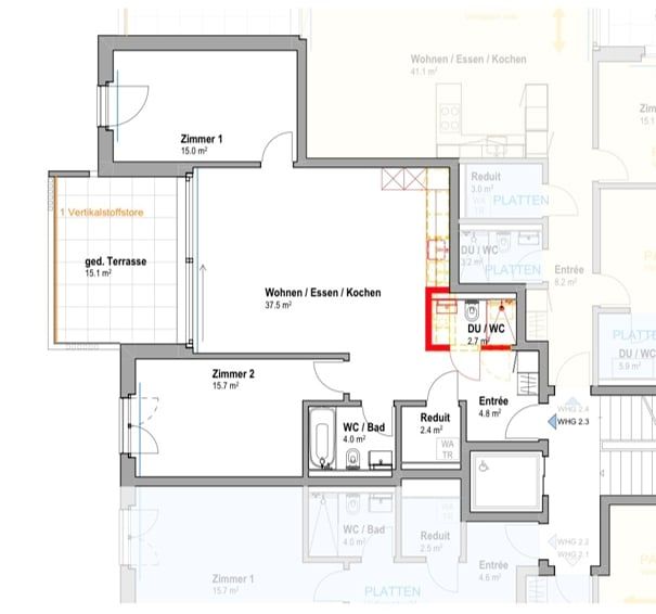 Erstbezug - attraktive 3.5-Zimmer-Wohnung mit grosszügiger Terrasse - Bild 10