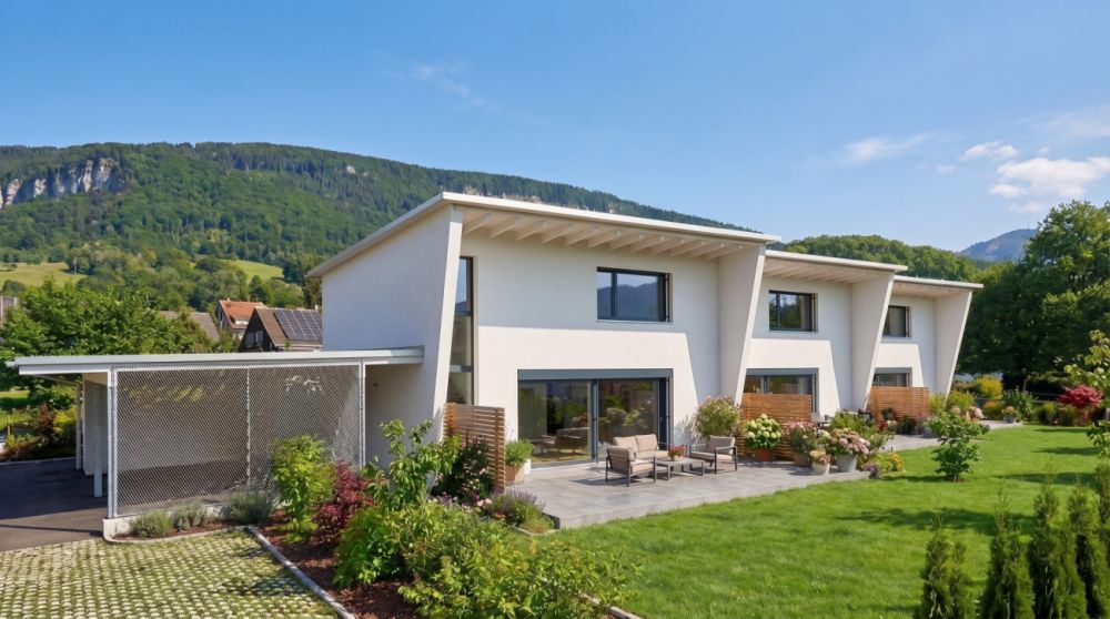 Neubau-Reiheneinfamilienhaus mit vielen Extras in Oberbipp - Bild 1