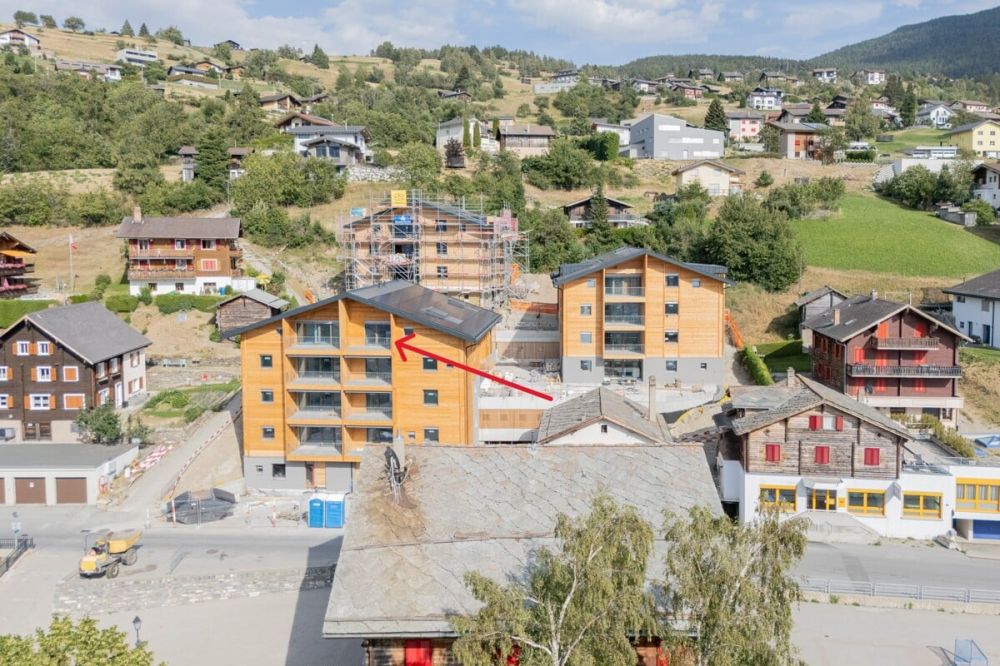 2.5-Zimmer-Dachwohnung zur Miete (Erstbezug): Neubau in Bürchen - Bild 1