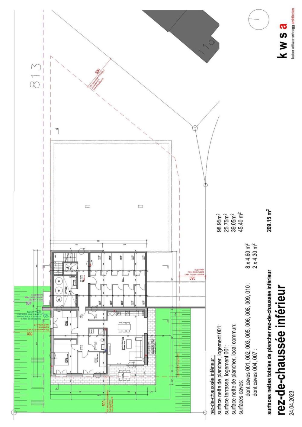 4.5 pièces avec terrasse et jardin exclusif - Bild 7