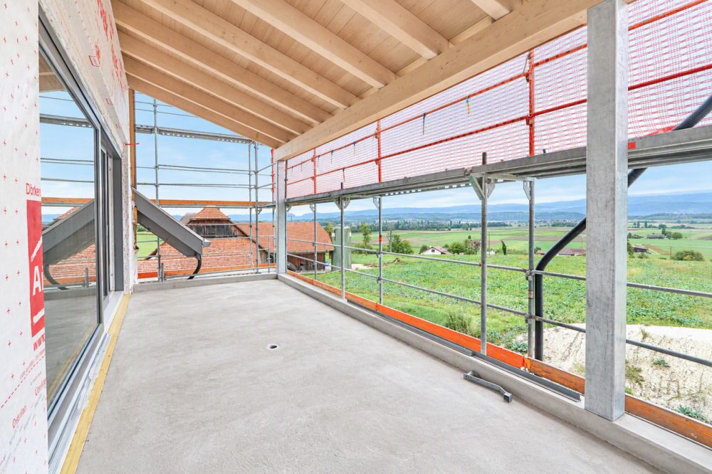 attraktive und grosszügige 3.5-Zimmer Neubauwohnungen zu vermieten - Dachgeschoss - Balkon
