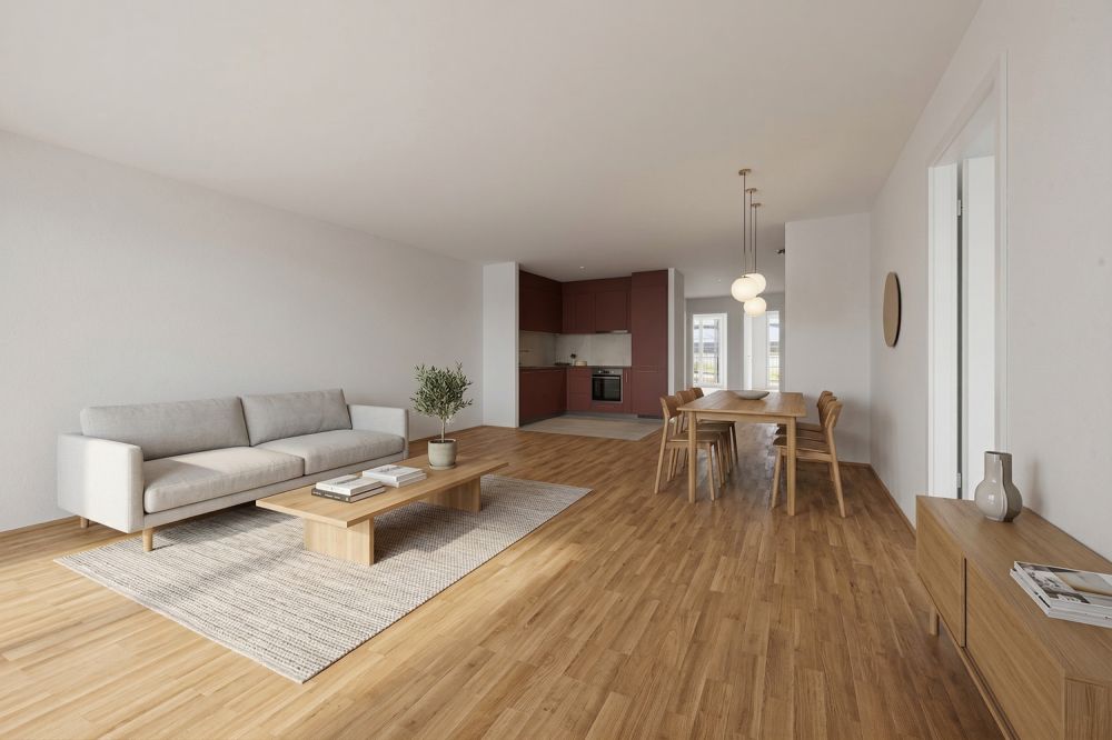 4.5 pièces neuf de 100m² avec balcon - Bild 1