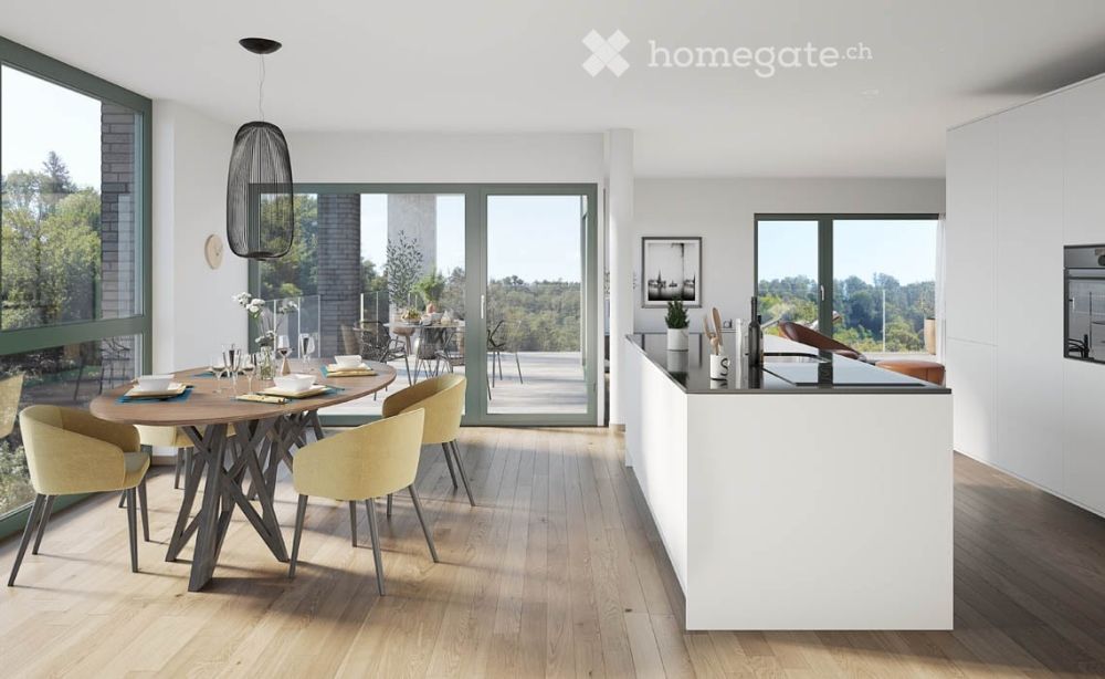 ERSTBEZUG - Wohnen direkt an der Töss - Moderne 3.5-Zimmer Neubau Wohnung mit Flussblick - Bild 3