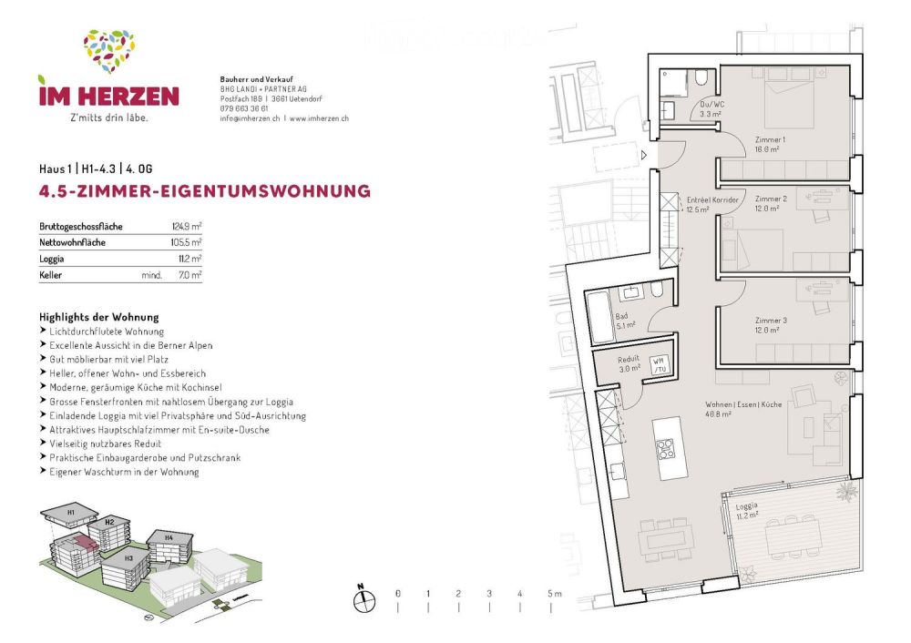 3.5 und 4.5 Zimmerwohnungen im Eigentumsstandard - Bild 7