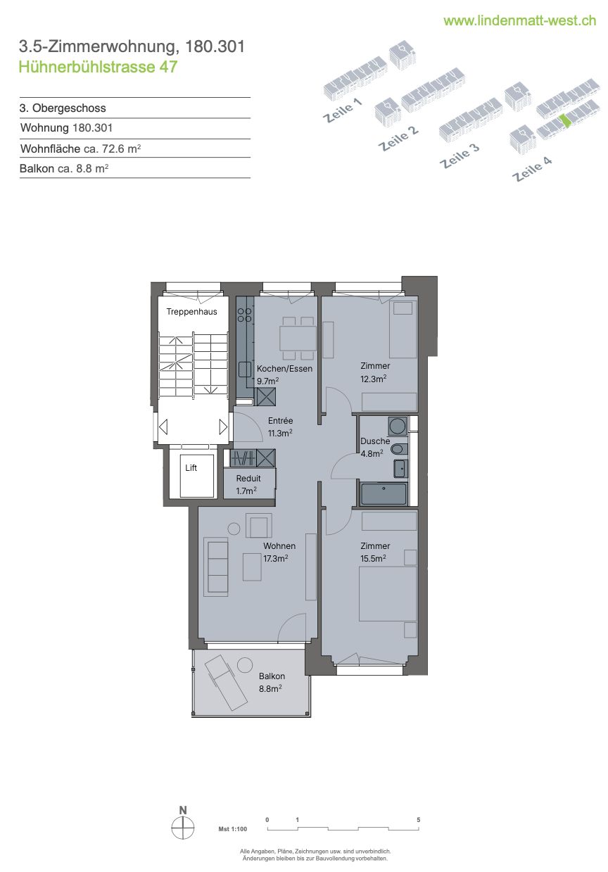 3 ½ Zimmer-Wohnung in Bolligen mieten (ab sofort) - Bild 12