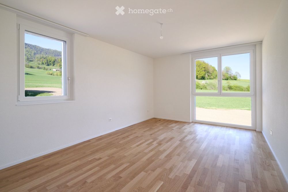 4,5 Zimmer Neubauwohnung mit unverbaubarem Ausblick ins Grüne, in den Naturpark Thal - Bild 7