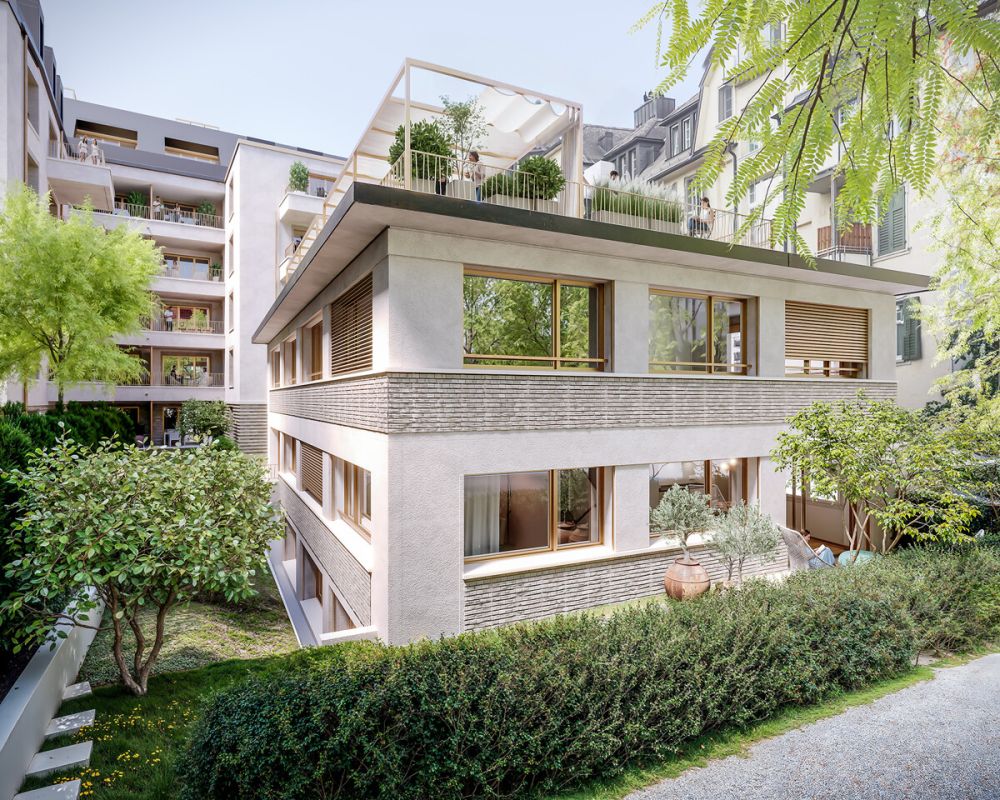 Erstvermietung: Aussergewöhnliches Reihen-Tiny-House mitten im Zürcher - web248_W-Areal-06-Hofansicht_1920px