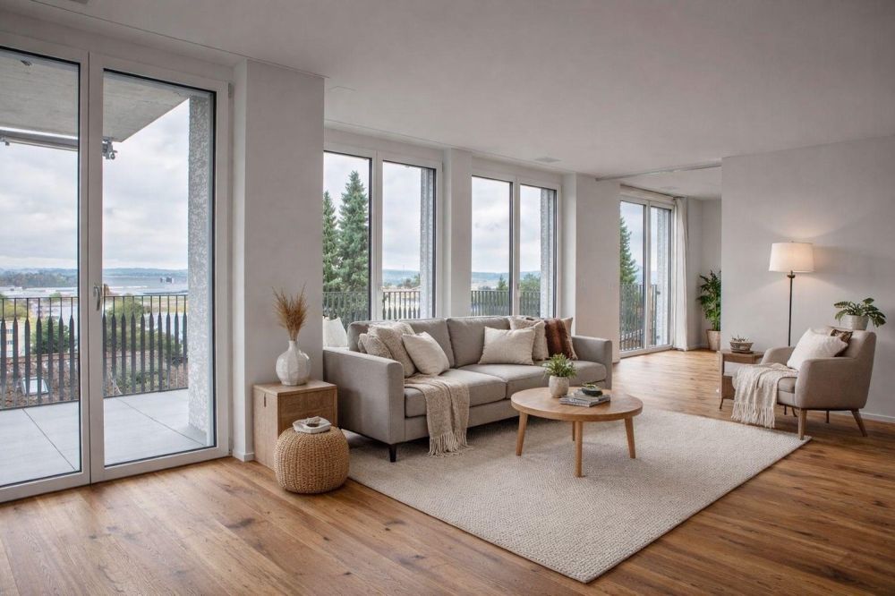 Moderne, helle 4.5-Zimmerwohnung und 1 Reduit  mit einer Topaussicht - Bild 3