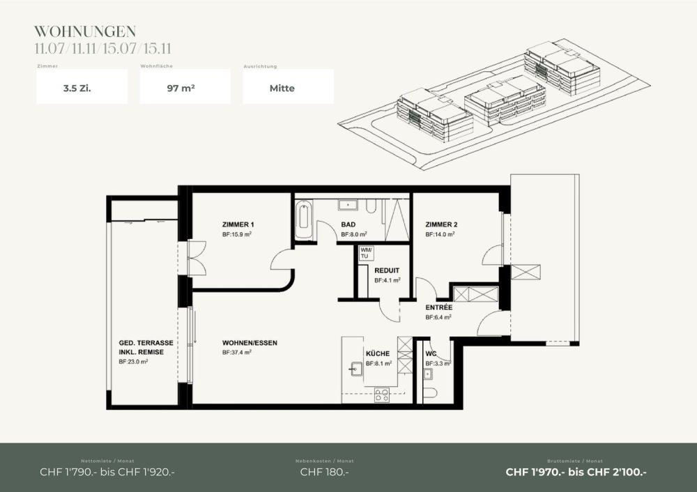 Ihr neues Zuhause in Niederuzwil - 3.5-Zimmer-Neubauwohnungen - Bild 3