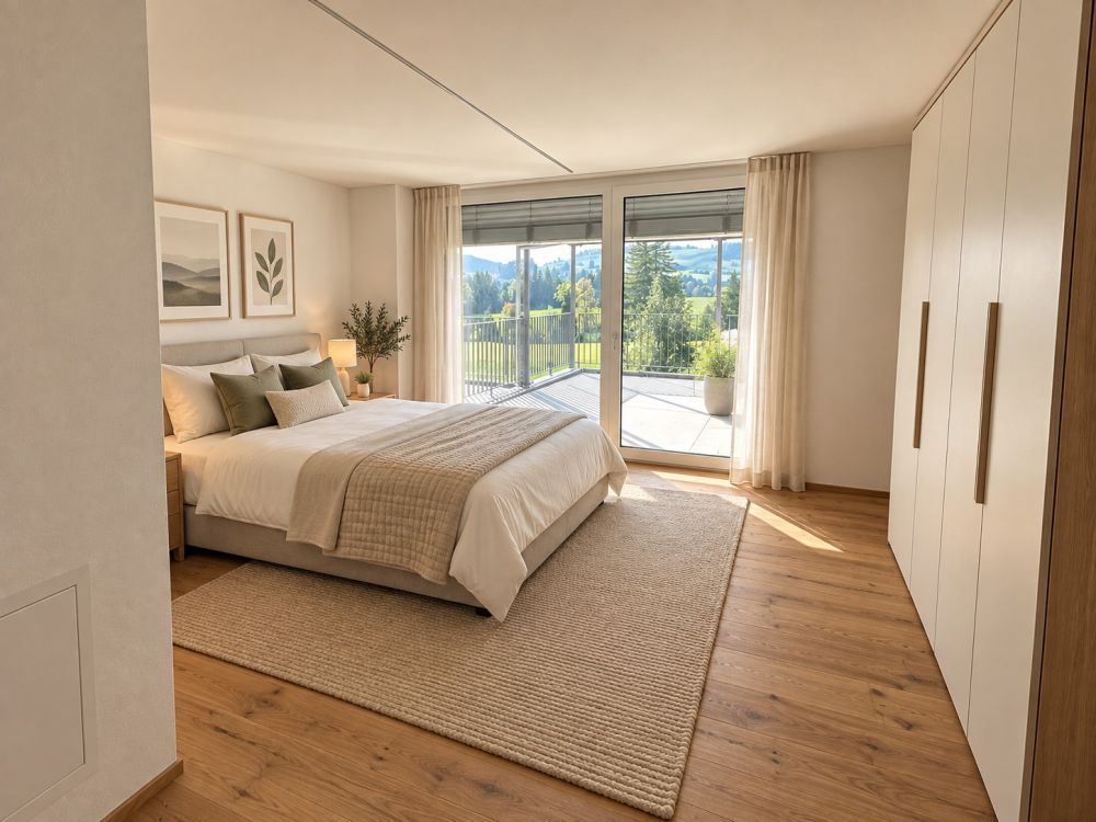 => Neu - Erstbezug neue grosse Wohnungen, sehr grosser Balkon 32m2 - Bild 6