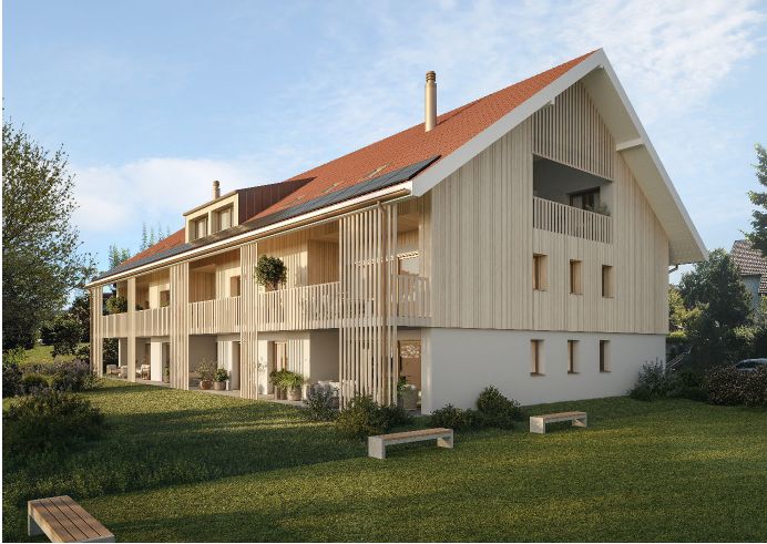 Erstbezug: Exklusive 4.5-Zimmer-Neubauwohnung mit grosser Terrasse in Kerzers - Bild 1